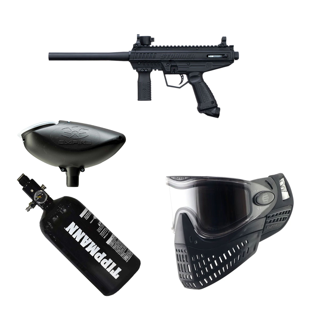 Package Deal - Stormer Basic Paintball Gun - Black