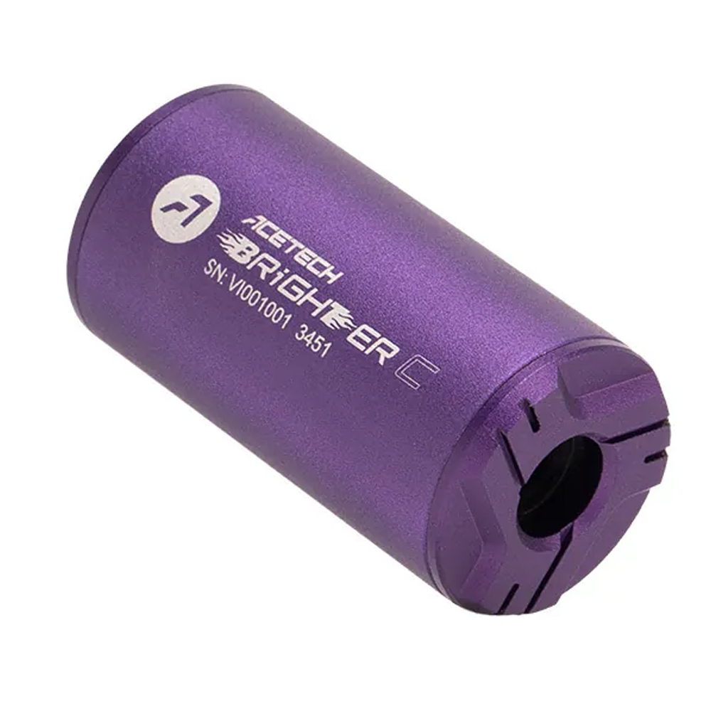 Acetech Brighter C Airsoft Compact Rechargeable Tracer Unit - Violet