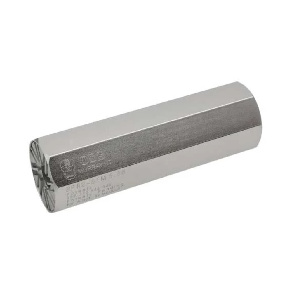 Airsoft Aluminum Mock Suppressor - OSS BPR2 - Silver