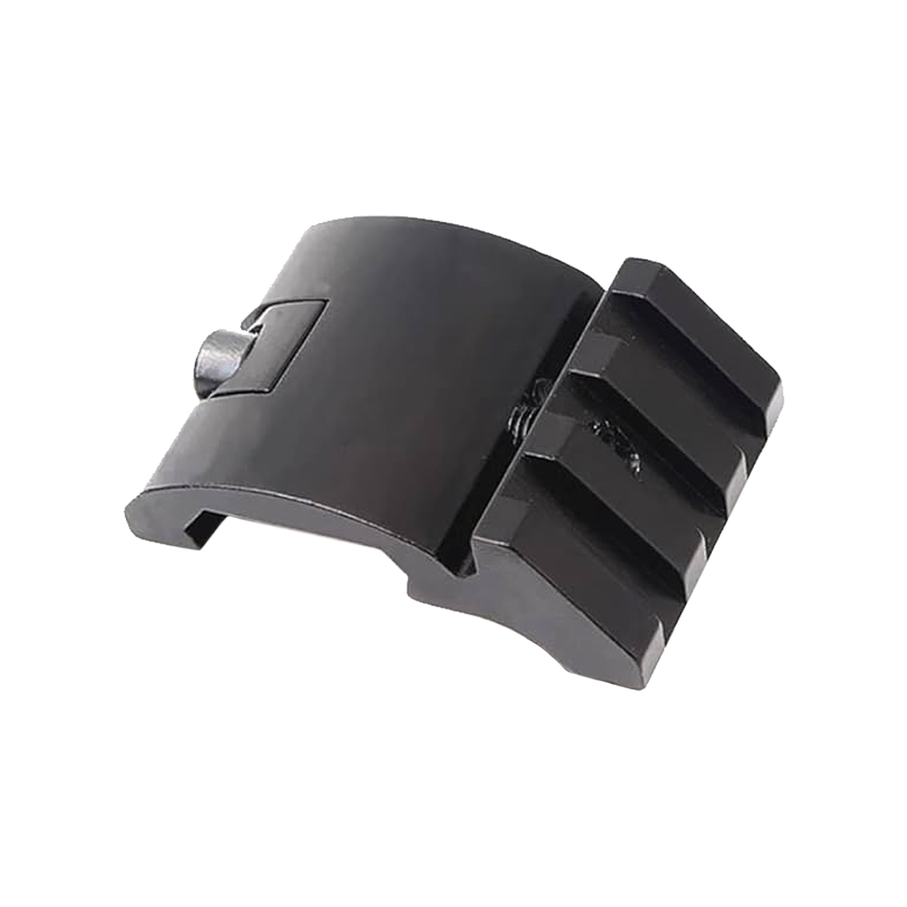 Low Profile Offset Angled Picatinny Rail – 3 Slots – Black