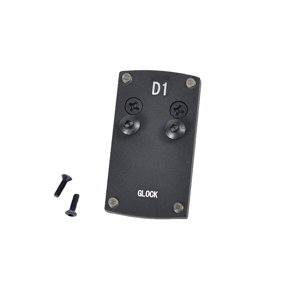 Sight Adapter Plate For Glocks - Black