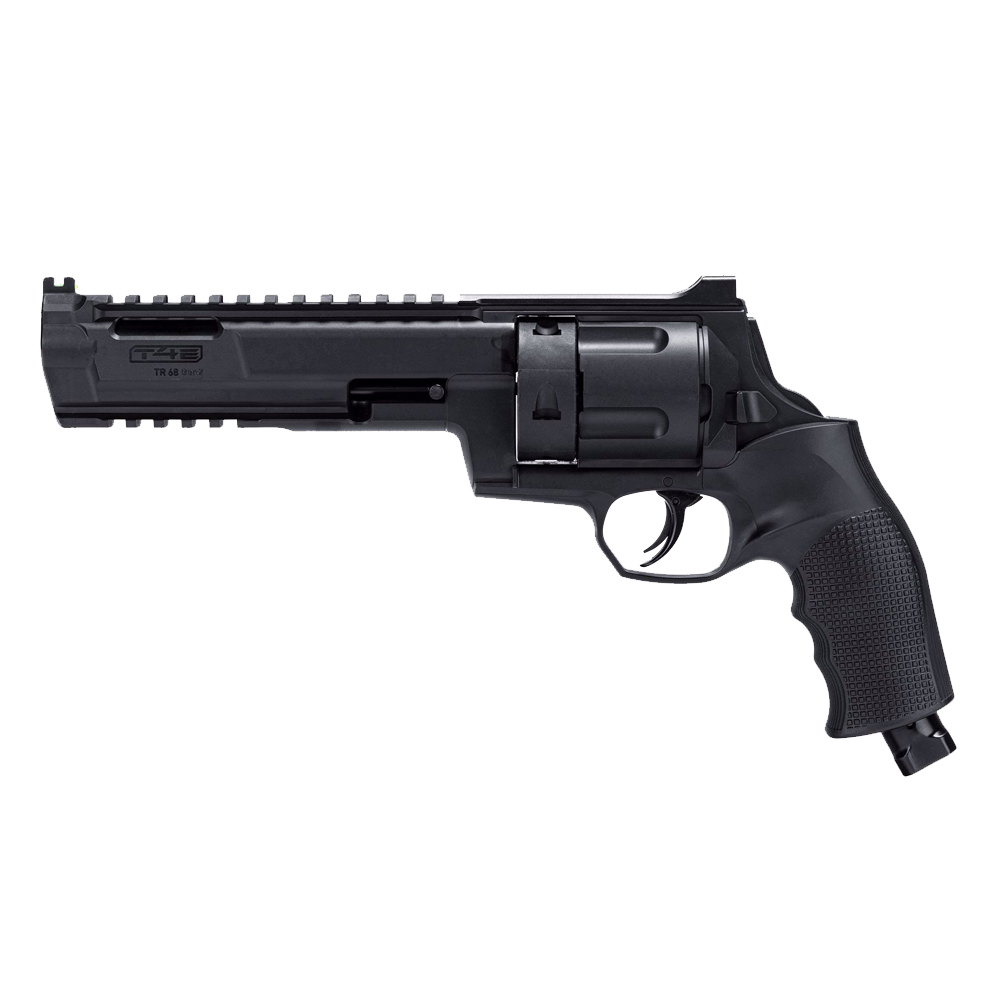 T4E TR68 .68 Caliber Paintball Revolver - Gen 2 - Black