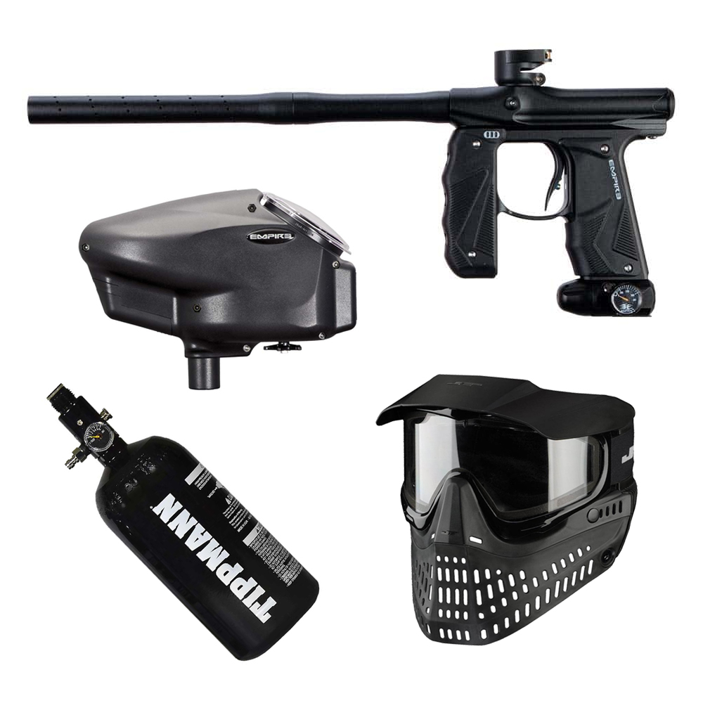 Package Deal - Empire Mini GS Paintball Gun – Dust Black