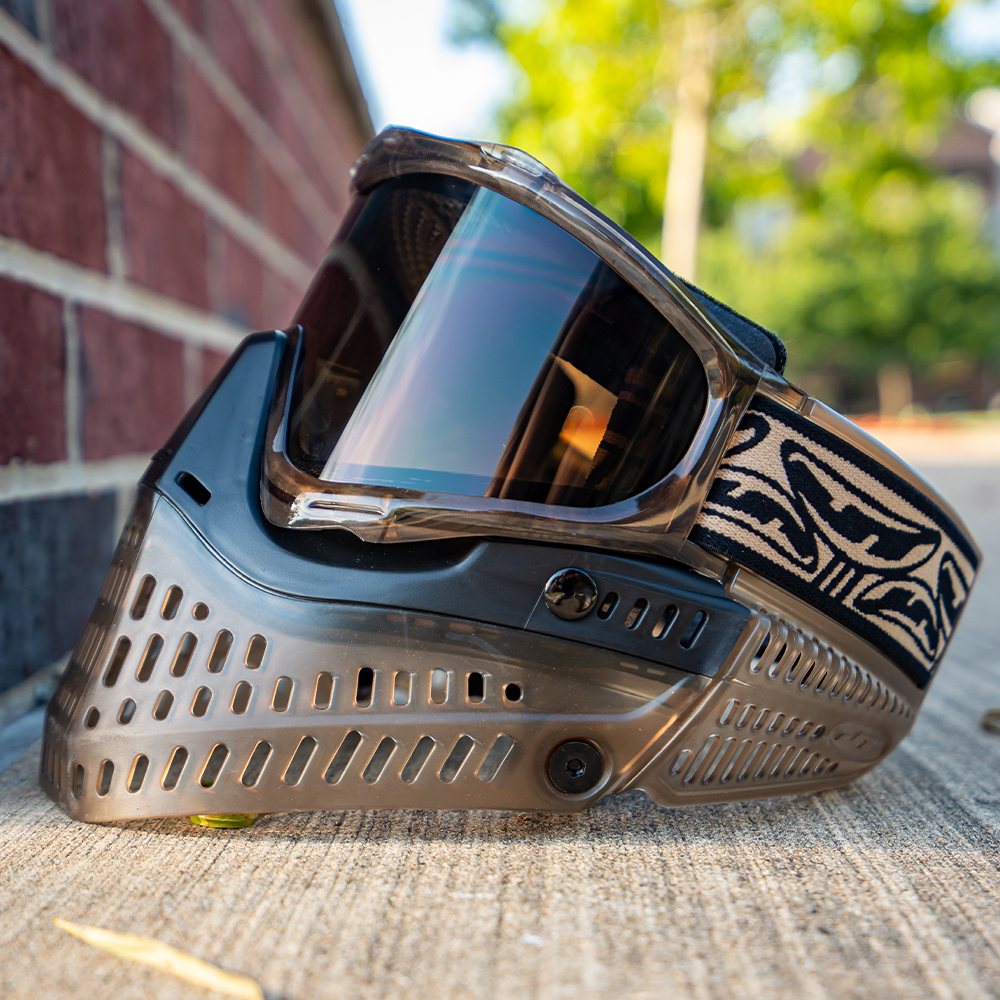 JT Proflex Paintball Mask With Thermal Lens – LE Dark Edition - Doo Doo Brown Ice