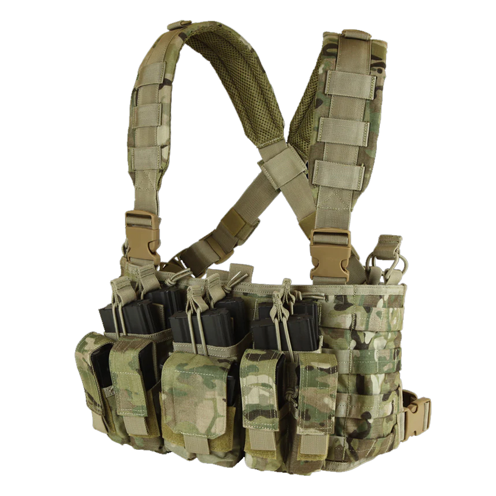 Condor Recon Chest RIG Modular Vest – Molle Attachment – Multicam