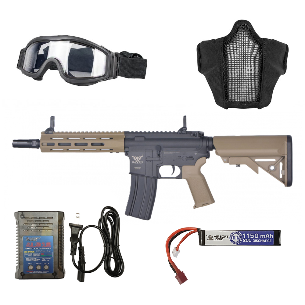 Airsoft Package Deal : Raven Evolution Neo Kismet CQB AEG - Dark Earth