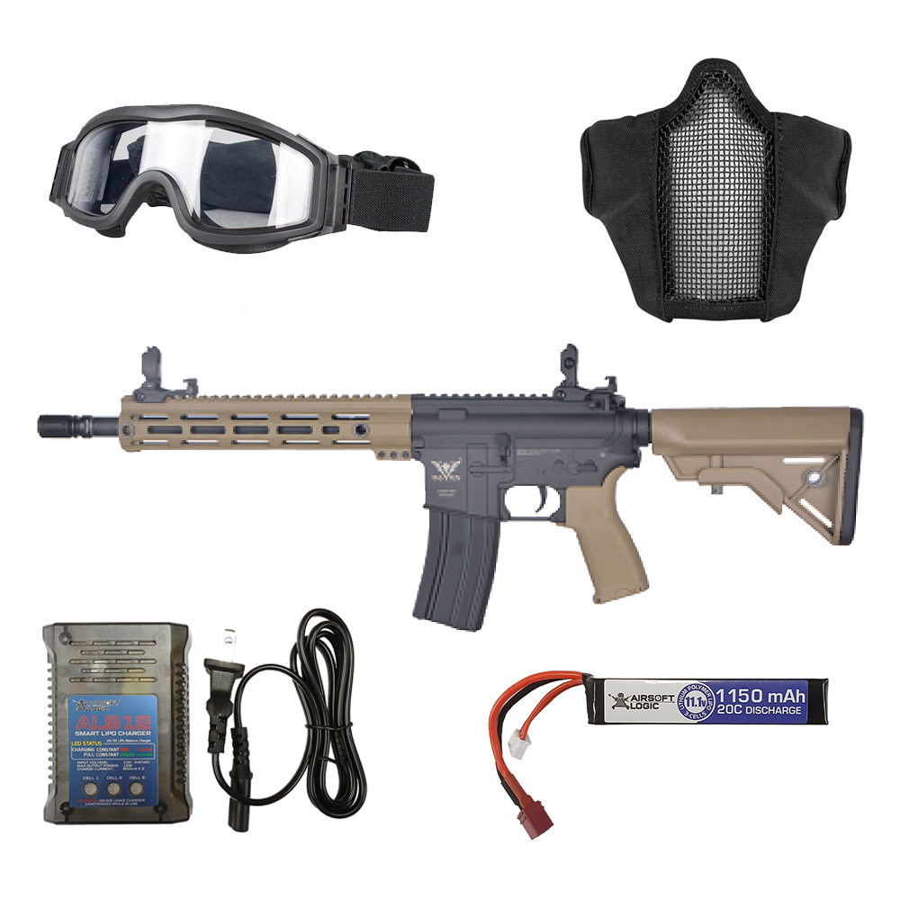 Airsoft Package Deal : Raven Evolution Neo Serpent Carbine AEG - Dark Earth