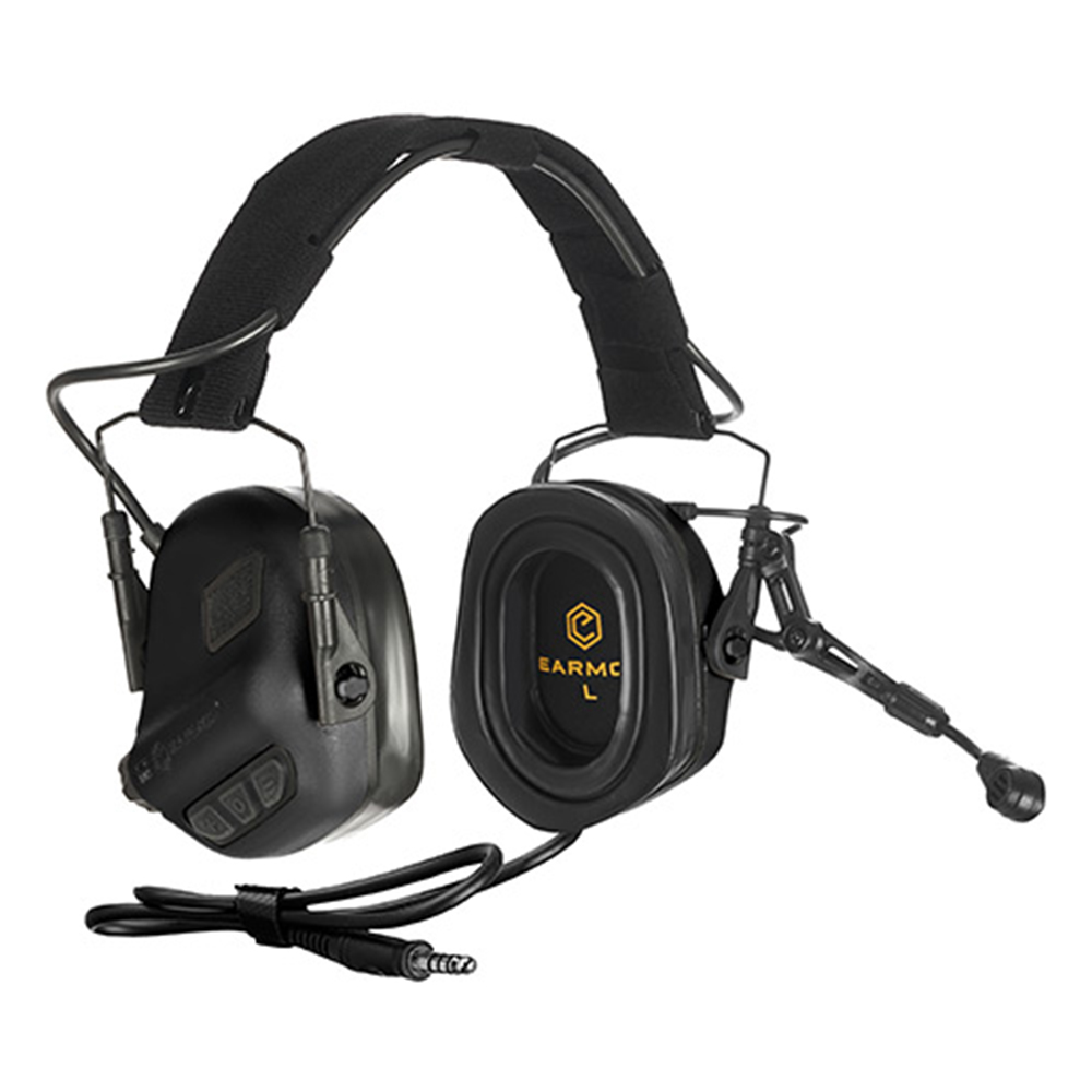 Earmor M32 Plus Tactical Communication Headset - Black
