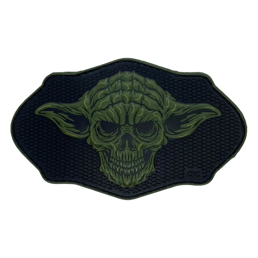 Patch PVC - 5"x3" - Dead Wars Series - Skull Yoda