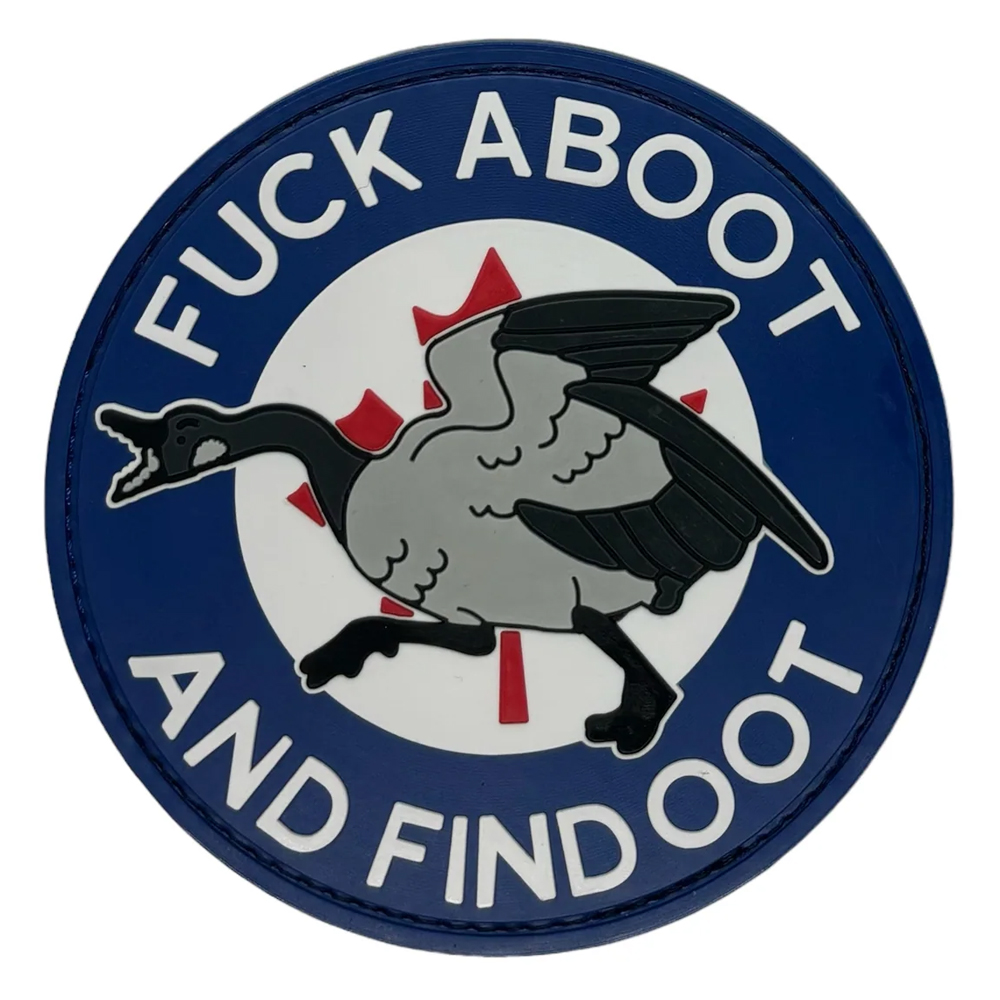 Patch PVC - 3.5"x3.5" - Toothy Goose FAFO - Colored