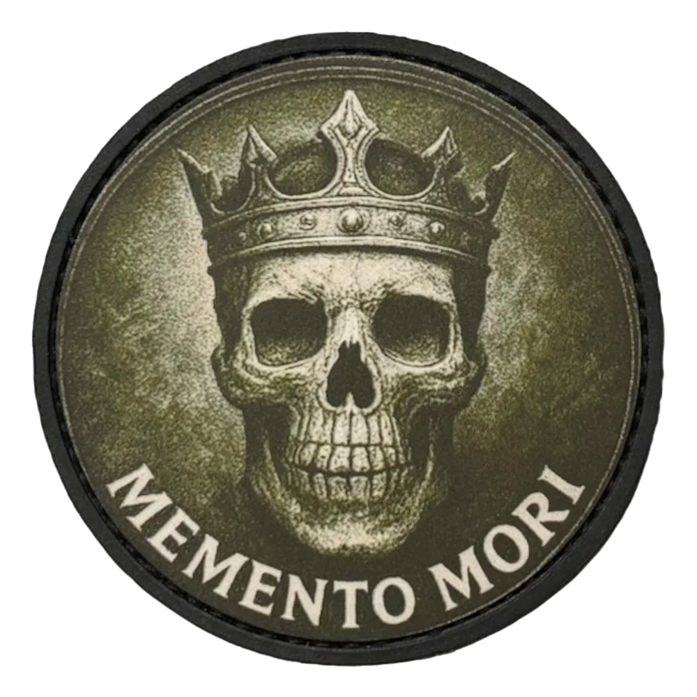 Patch Printed PVC - 3"x3" - Grim Reaper Series - Memento Mori