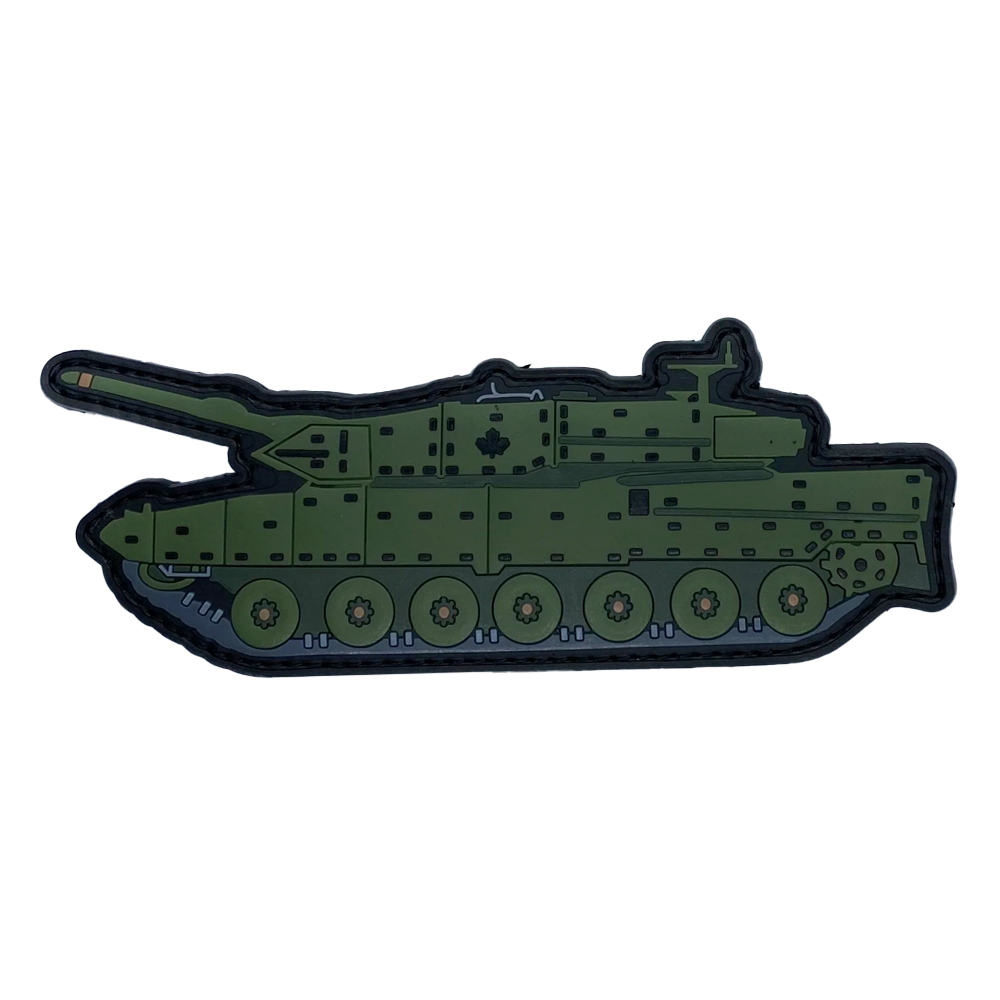 Patch PVC - 5.5"x2.25" - Leopard Tank