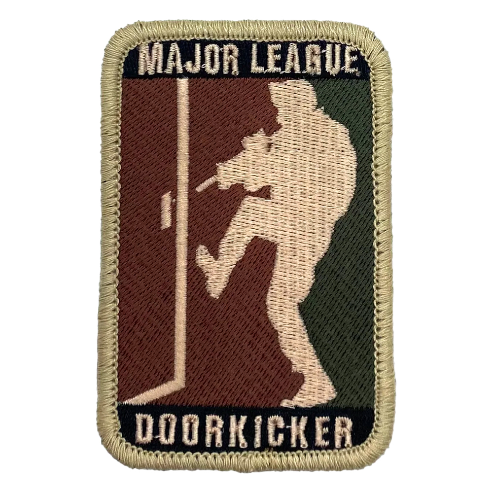 Patch Embroided - 2.25"x3.25" - Major League Door Kicker