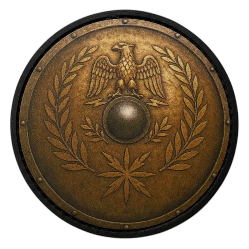 Patch Printed PVC The Shields - 3"x3" - The Roman