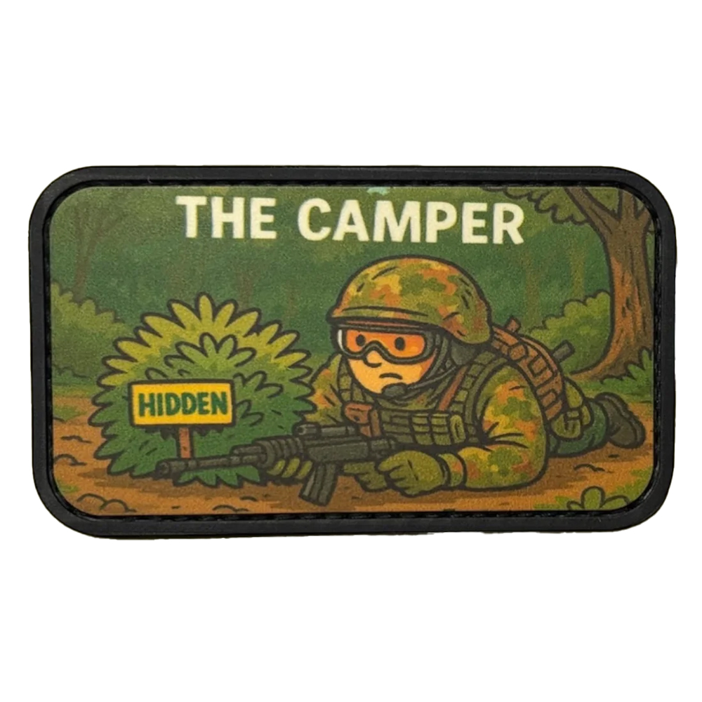 Patch Printed PVC The Airsoft Players Type - 3.5"x2" - The Camper
