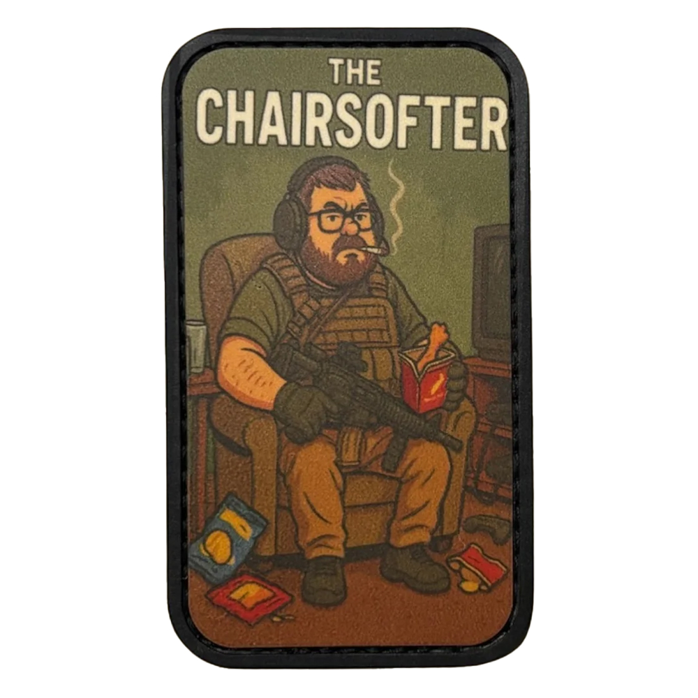 Patch Printed PVC The Airsoft Players Type - 3.5"x2" - The Chairsofter