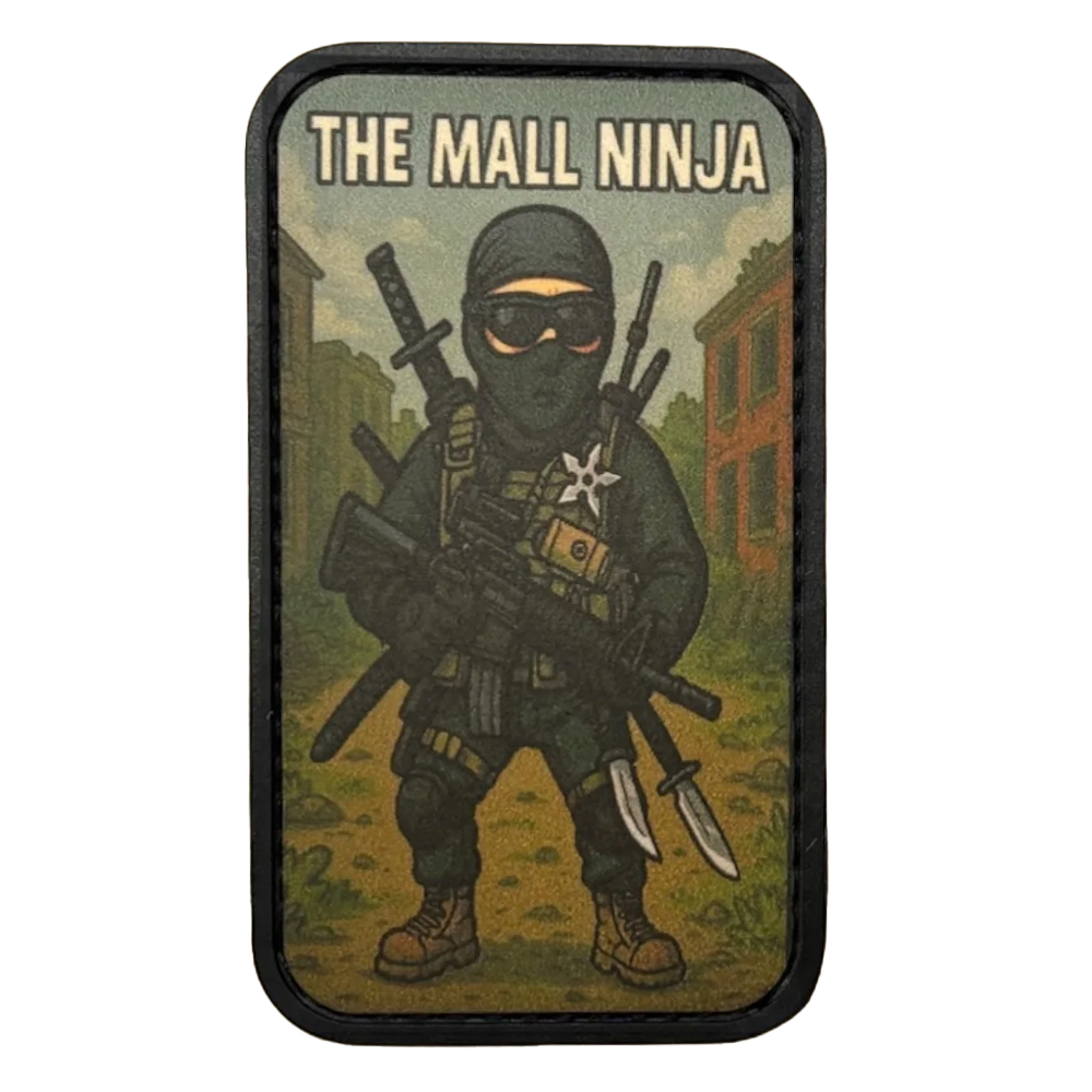 Patch Printed PVC The Airsoft Players Type - 2"x3.5" - The Mall Ninja