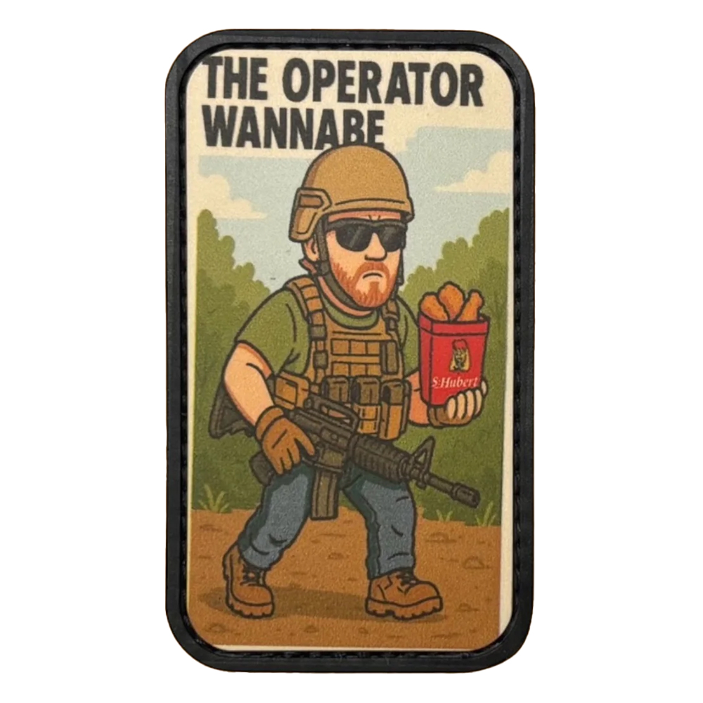 Patch Printed PVC The Airsoft Players Type - 2"x3.5" - The Operator Wannabe
