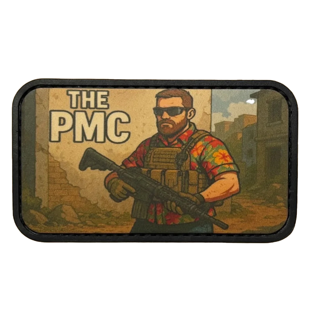 Patch Printed PVC The Airsoft Players Type - 3.5"x2" - The PMC