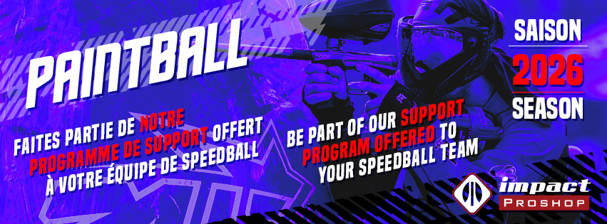 Équipe de Speedball, obtenez notre support
