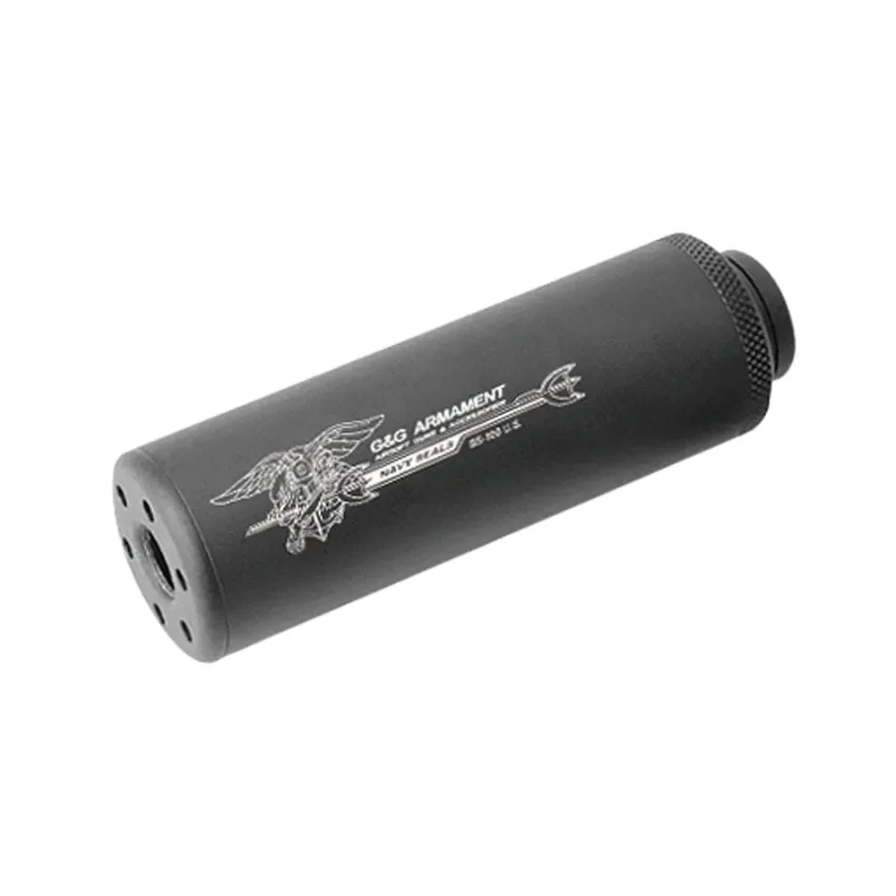G&G Airsoft Aluminum Mock Suppressor For 14mm CCW - Black