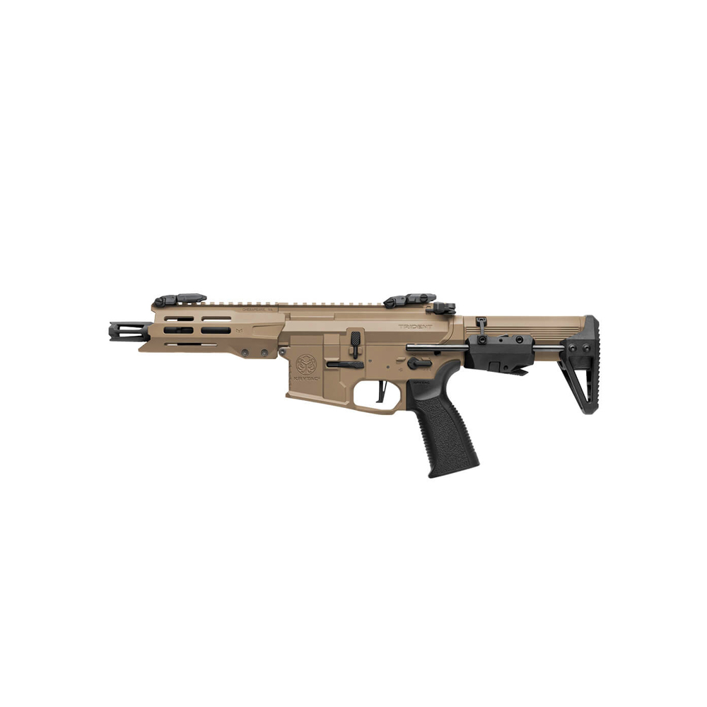KRYTAC Full Metal Trident M-LOK Version MKIII PDW-M Airsoft Rifle - Fade Dark Earth