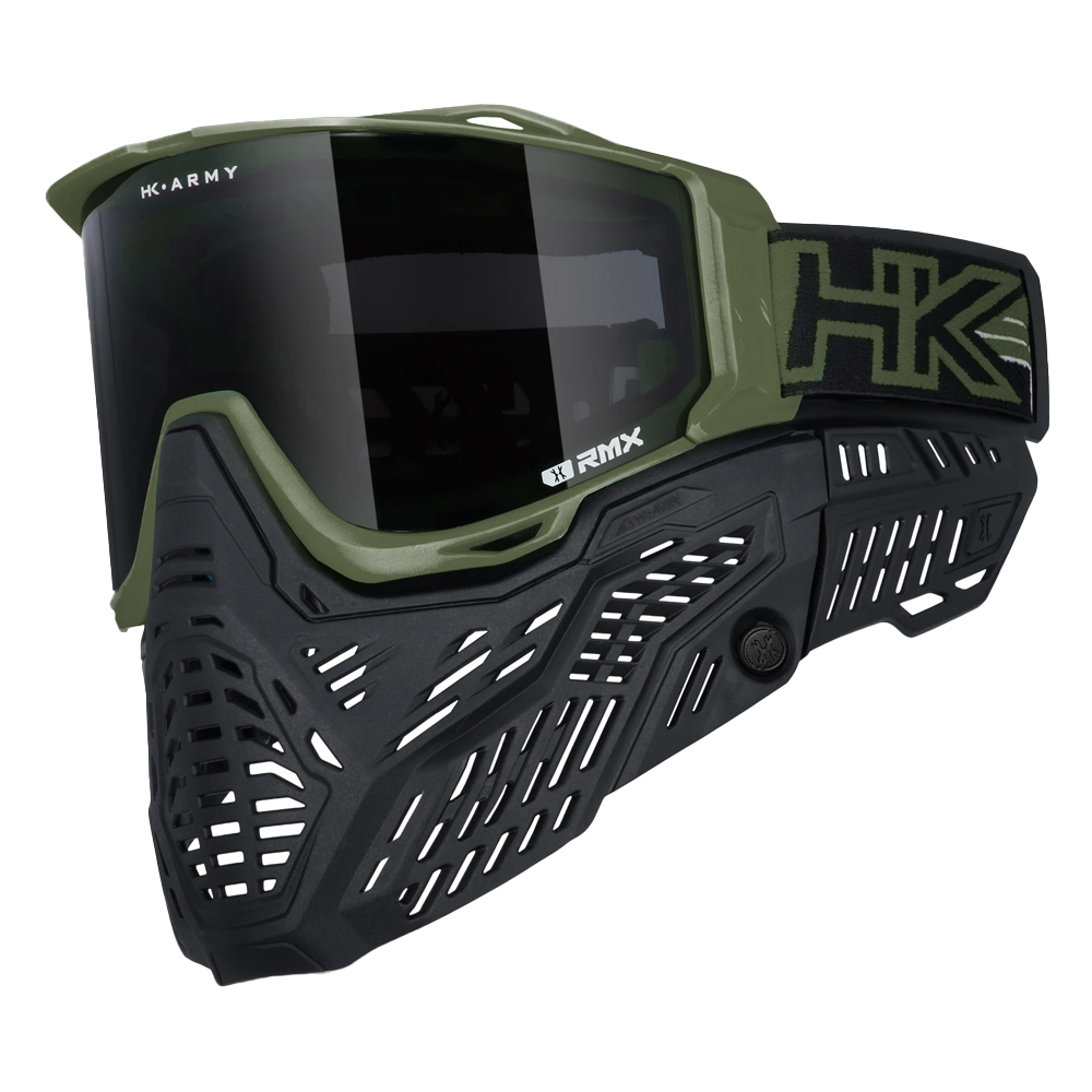 HK Army RMX System Paintball Mask With Thermal Lens - Olive