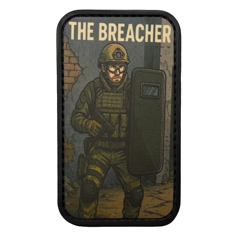 Patch Printed PVC The Airsoft Players Type - 2"x3.5" - The Breacher