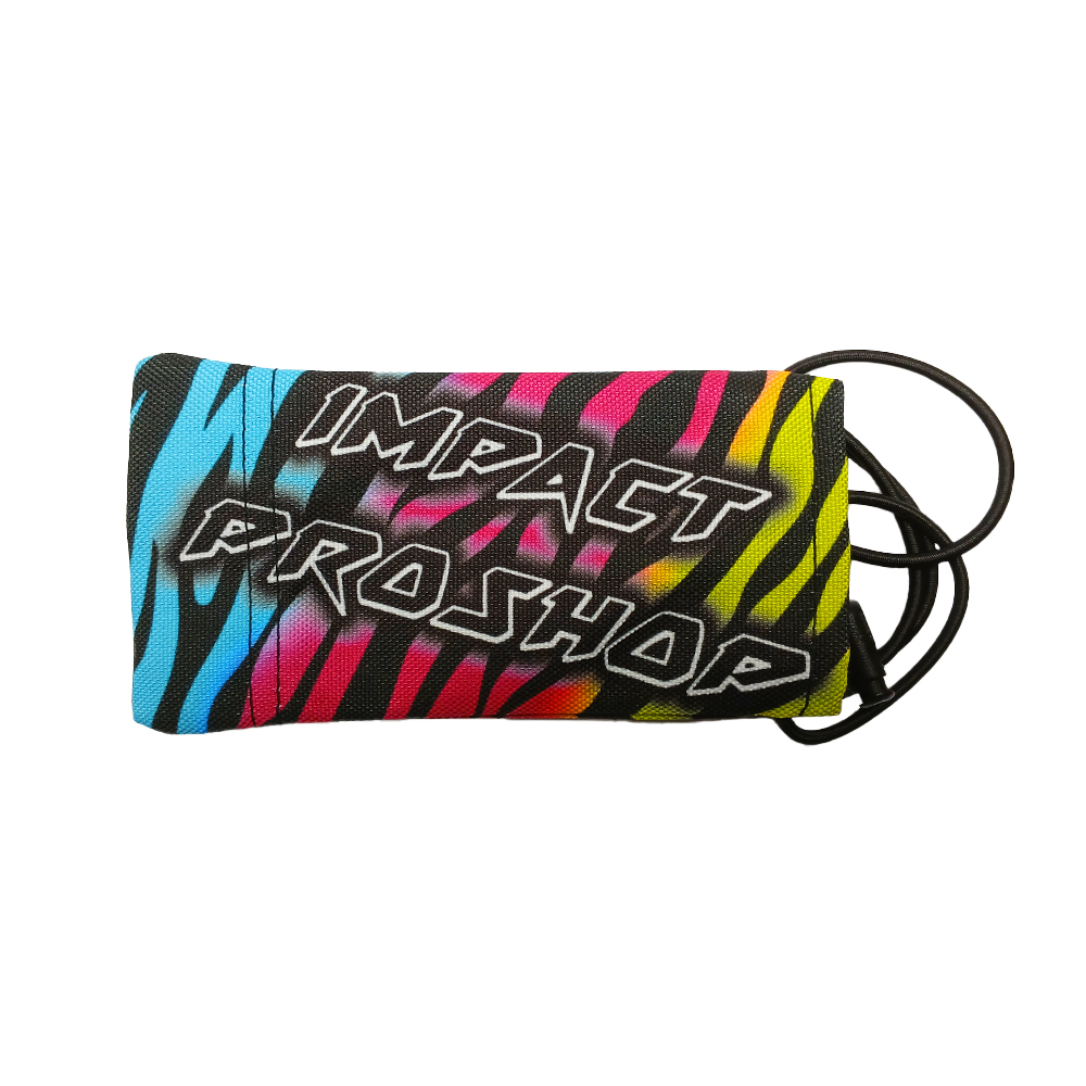 Impact Paintball Barrel Blocker - Neon Zebra
