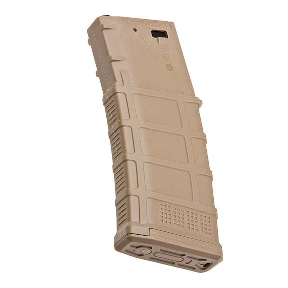 Arcturus Airsoft DMAG Variable Cap M4/M16 BB’s Silent Magazine – 30rd To 130rd – Tan