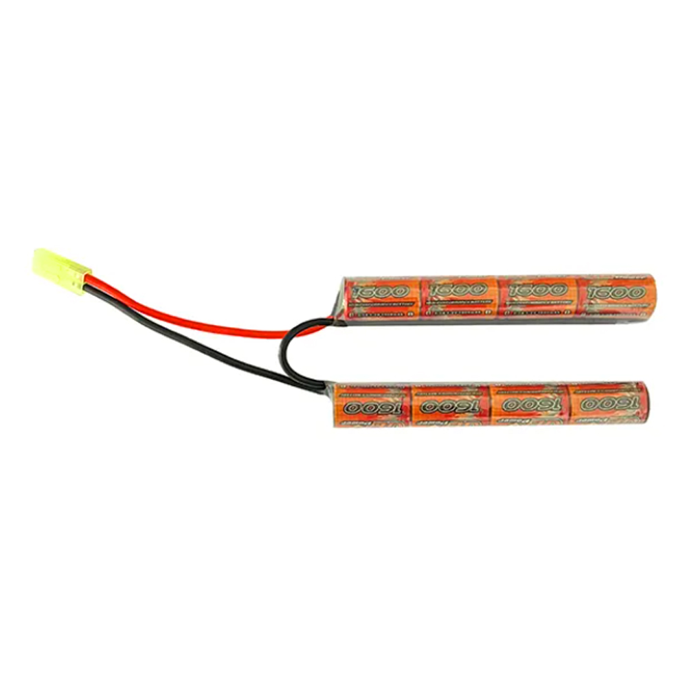 VP Power Airsoft Battery 9.6v 1600mah NI-MH Split – Tamiya Connector