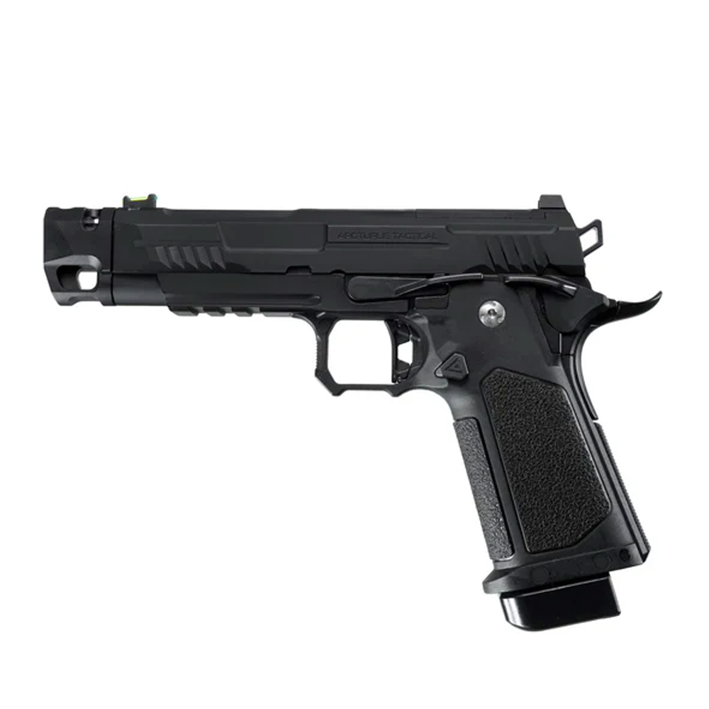 Arcturus Vanguard 4.3" Hi-Capa GBB (Green Gas) Airsoft Pistol - Optic Ready Slide & Compensator - Black