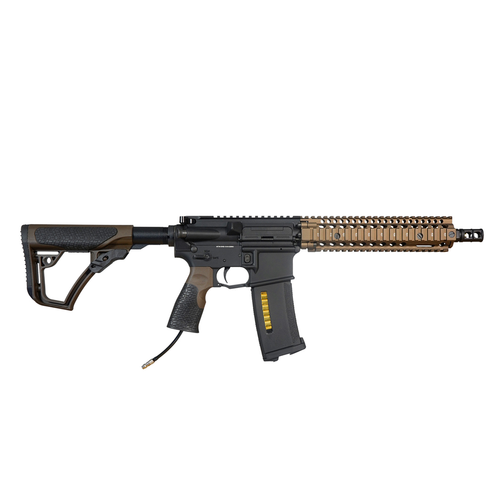 Wolverine Daniel Defense MTW Mk18 RIS II XB HPA Airsoft Rifle - Milspec Brown